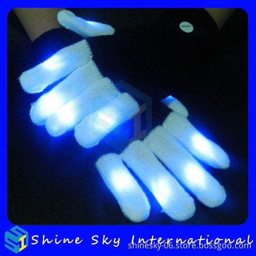 Super Quality Useful Shenzhen Supplier Led Flashing Gloves